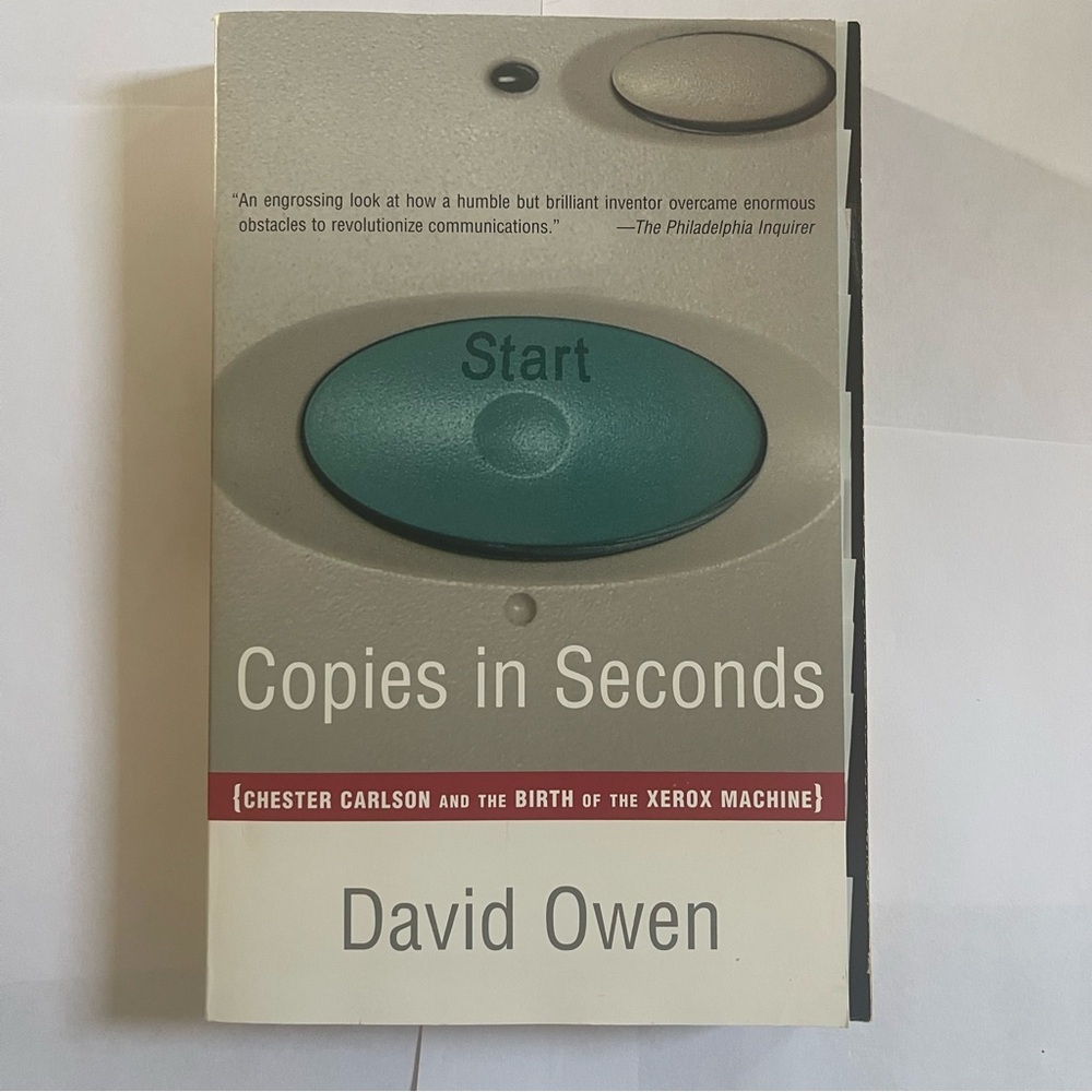 Copies in Seconds by David Owen